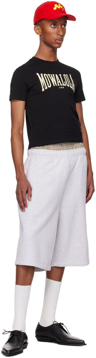 Mowalola Black Sweat Tea T-shirt