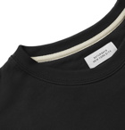 Saturdays NYC - Bowery Logo-Embroidered Loopback Cotton-Jersey Sweatshirt - Black