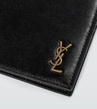 Saint Laurent - Portadoll leather money clip wallet