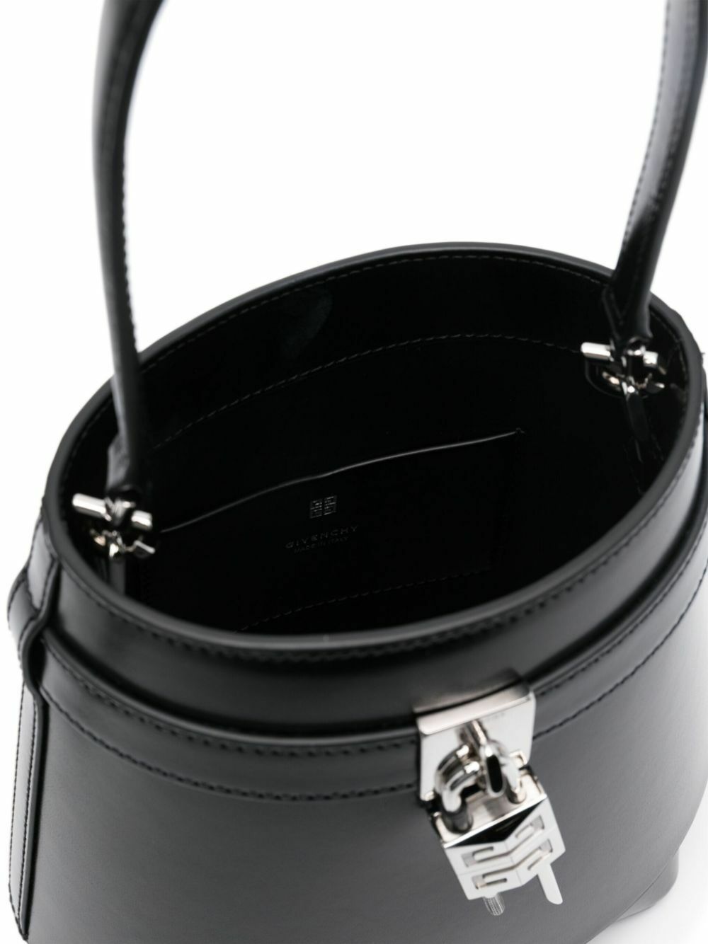 新品★GIVENCHY★ブラック Shark Lock バケットバッグ Shark Lock bucket bag in satin with strass | Givenchy CA