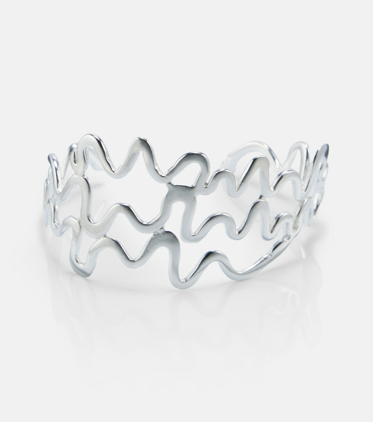 Ysso Shore silver-plated cuff bracelet