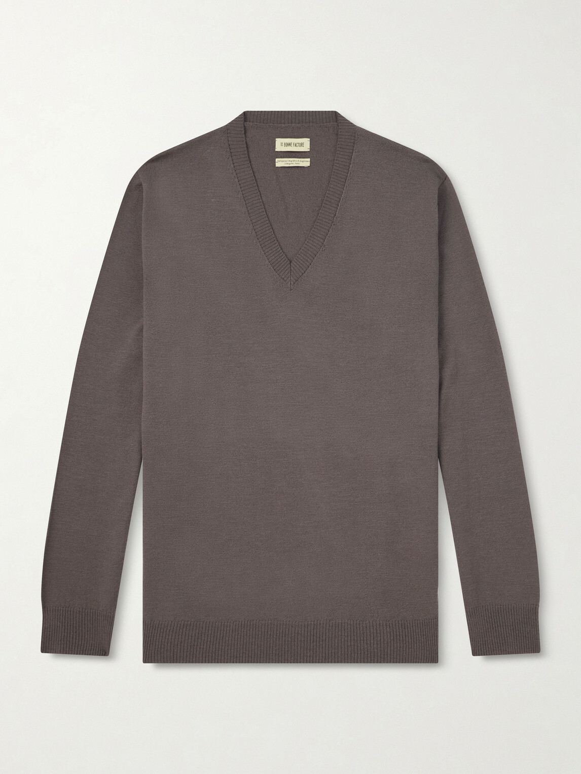 De Bonne Facture - Saxophonist Wool Sweater - Brown