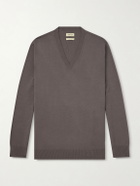 De Bonne Facture - Saxophonist Wool Sweater - Brown