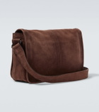 Balenciaga Le City Small suede messenger bag