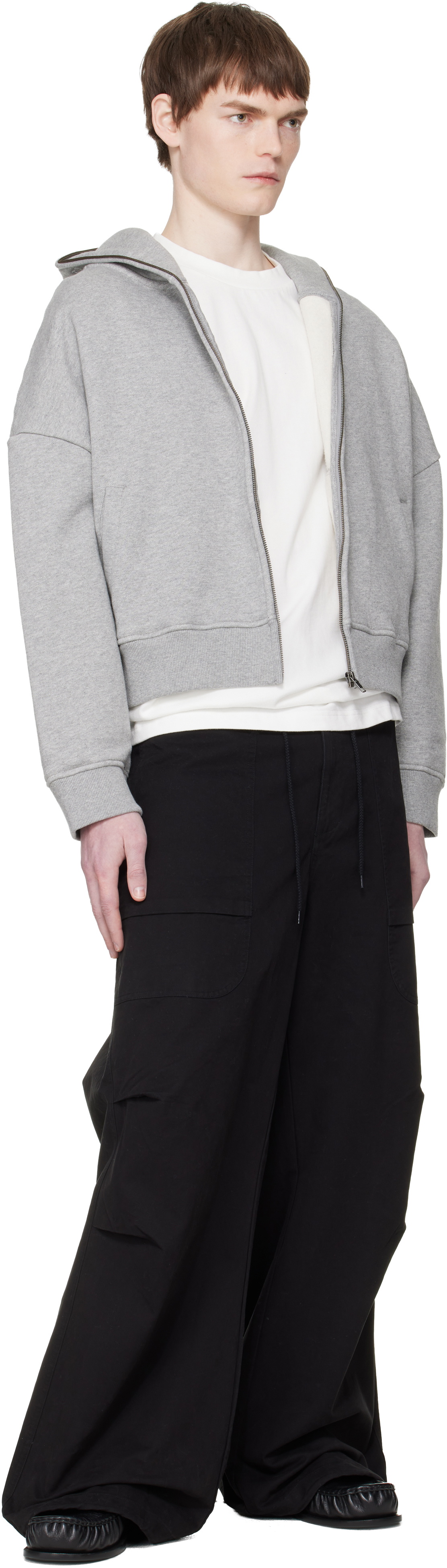 Entire Studios Gray Eternal Zip Hoodie Entire Studios