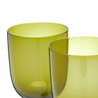 ferm LIVING Host Red Wine Glasses - Set of 2 in Moss Green 
