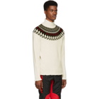 Givenchy Off-White Fairisle Turtleneck