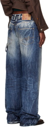 Martine Rose Blue Casual Jeans