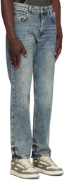 Represent Blue R2 Straight Leg Jeans