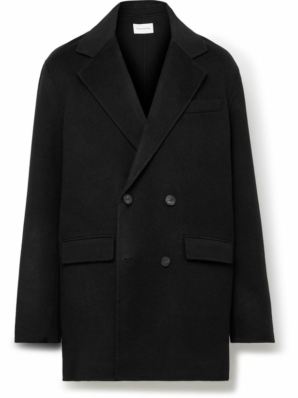 Photo: The Frankie Shop - Harry Oversized Wool-Blend Felt Coat - Black