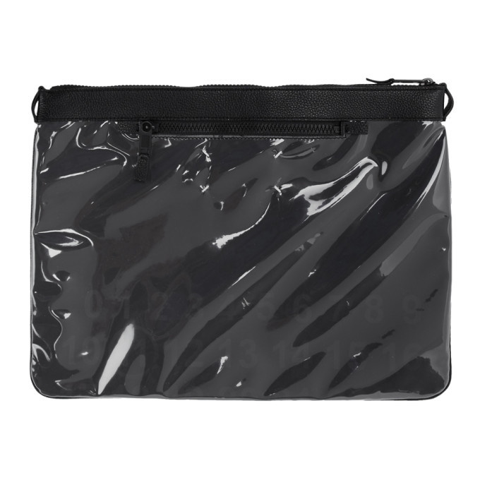 Photo: Maison Margiela Black Large Number Logo Pouch