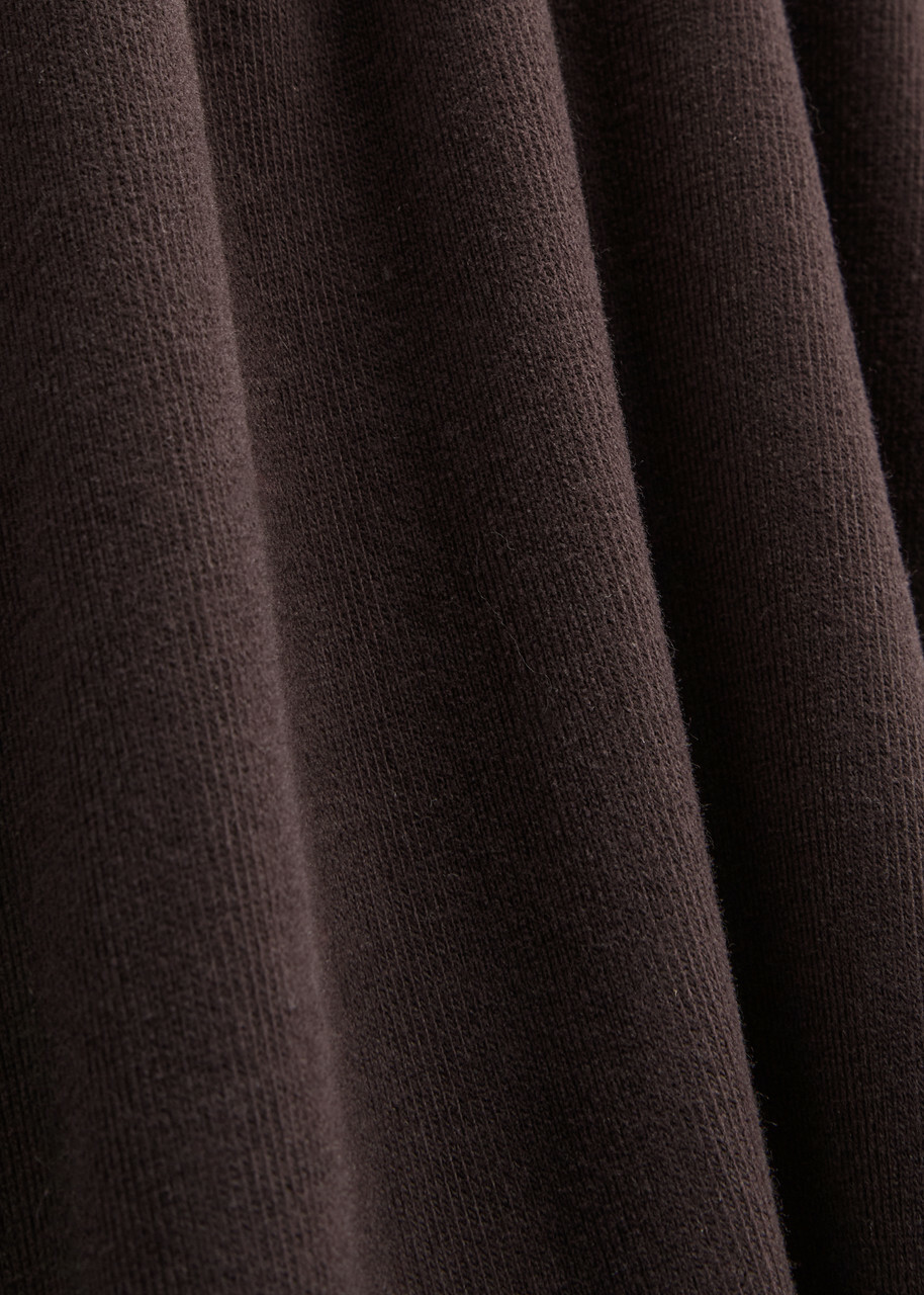 Paige Hammond Cotton-bend Jersey Polo Shirt Dark Brown