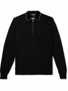 Peter Millar - Excursionist Flex Wool-Blend Half-Zip Sweater - Black