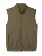 Loro Piana - Reversible Storm System® Shell and Super Wish® Virgin Wool Gilet - Green