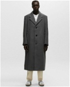Ami Paris Oversized Coat Grey - Mens - Coats