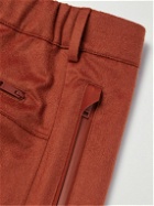 Zegna - Straight-Leg Padded Cashmere Ski Trousers - Red