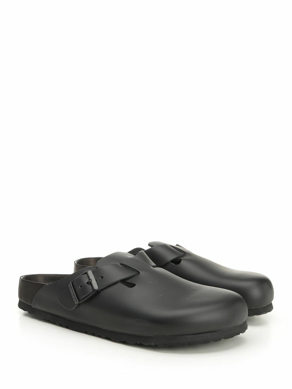 Birkenstock boston Black Leather Clog