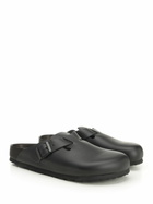 Birkenstock boston Black Leather Clog