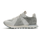 Maison Margiela White Painted Retro Runner Sneakers