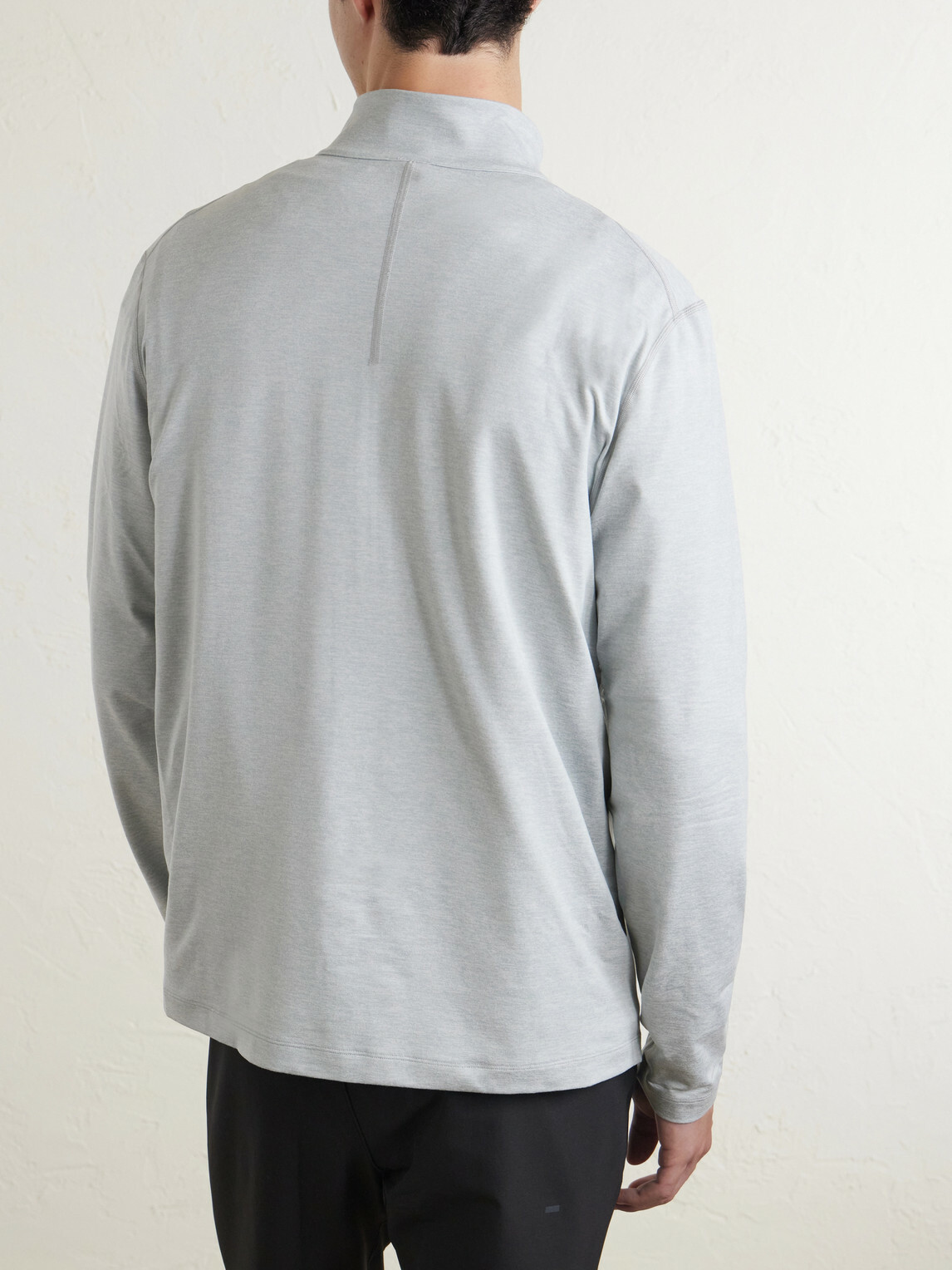 Lululemon - Slim-Fit Stretch Recycled-Jersey Half-Zip Top - Gray