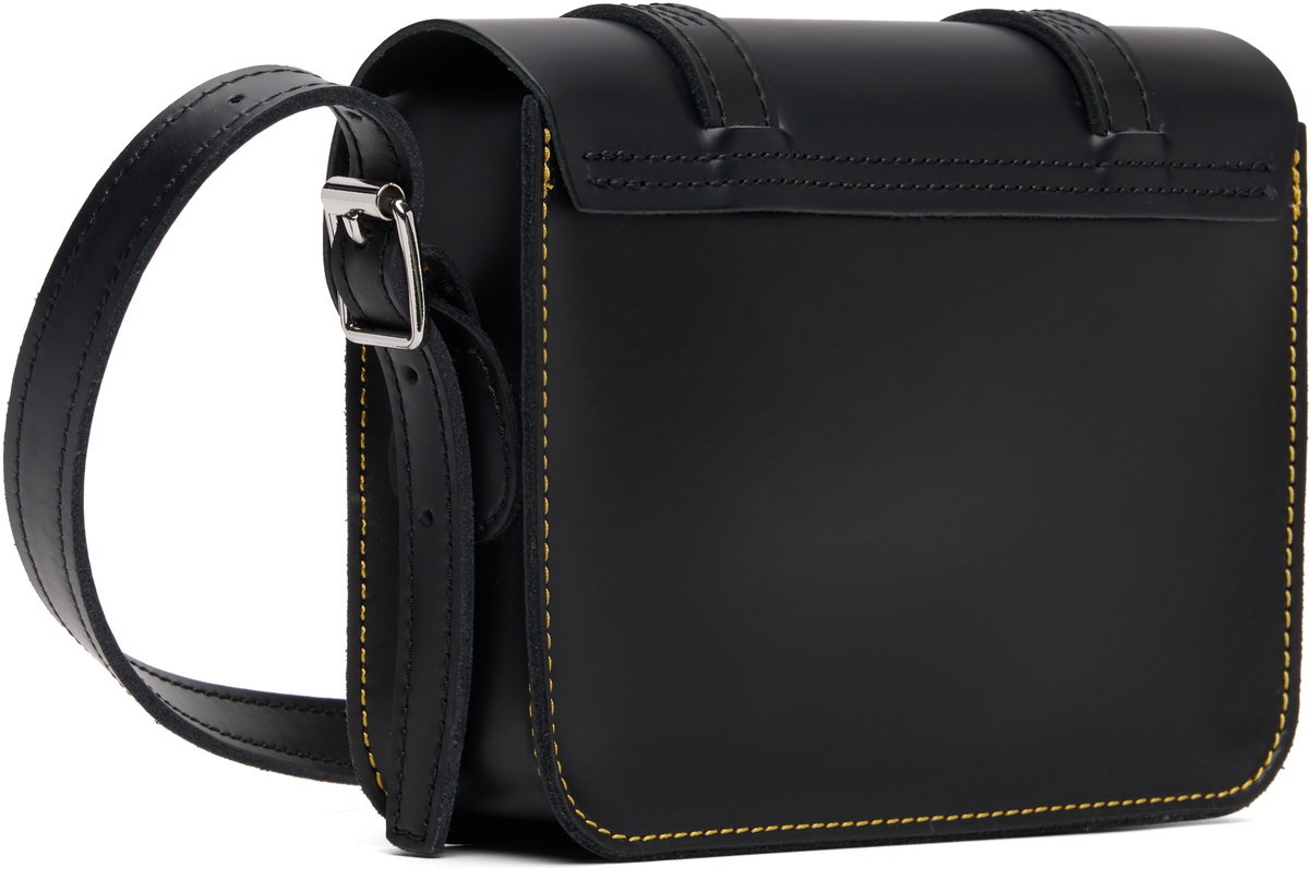 Dr. Martens Black 7 Inch Leather Crossbody Bag