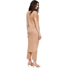 PLEATS PLEASE ISSEY MIYAKE Pink Monthly Colors June Midi Dress