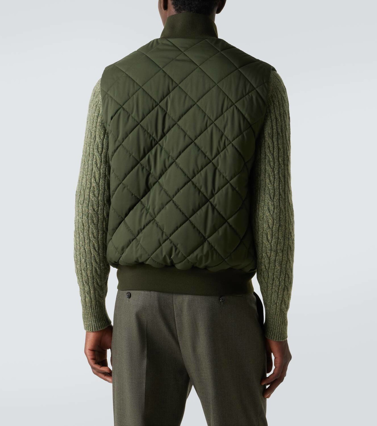 Loro Piana Windwish Storm quilted vest