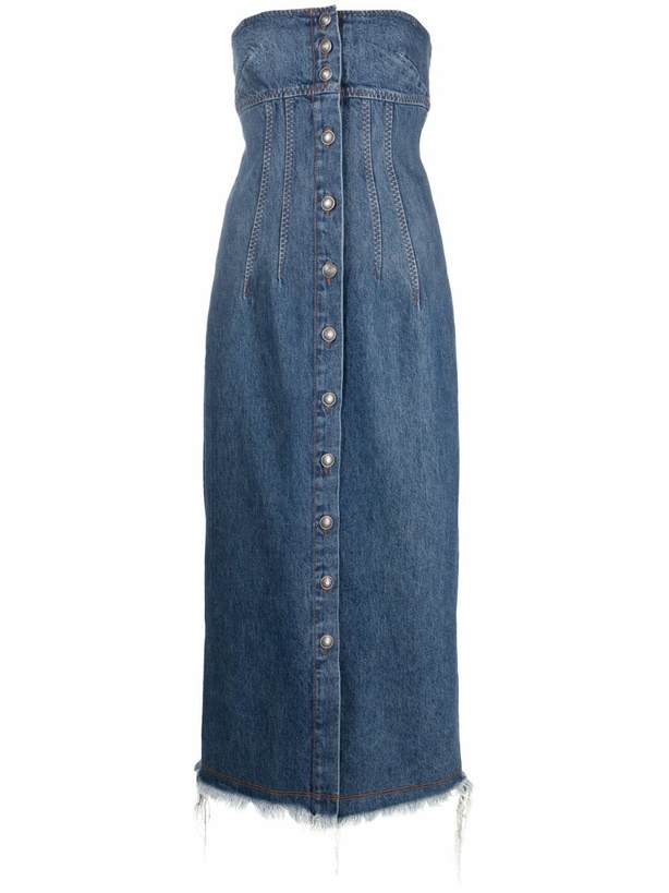 Photo: MAX MARA - Denim Midi Dress