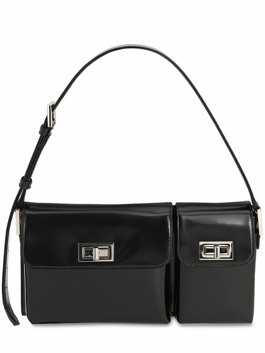 BY FAR Black Maxi Cush Bag By Far