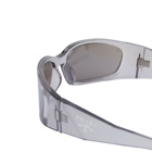 Prada Eyewear Men's A19S Sunglasses in Transparent Grey/Light Grey 