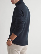 Peter Millar - Merino Wool and Cashmere-Blend Rollneck Sweater - Blue