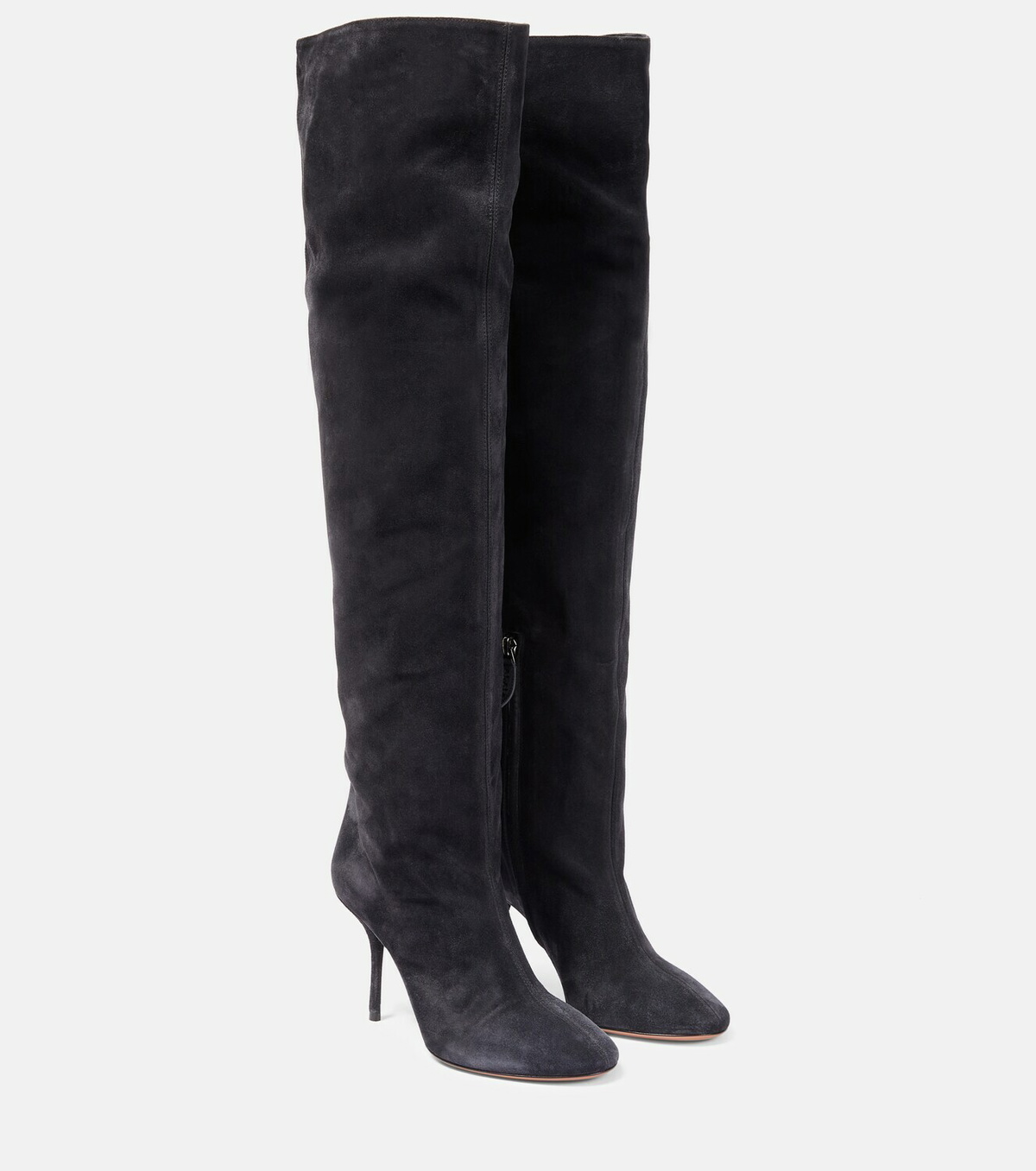 Alaïa Fluide 90 suede boots ALAÏA