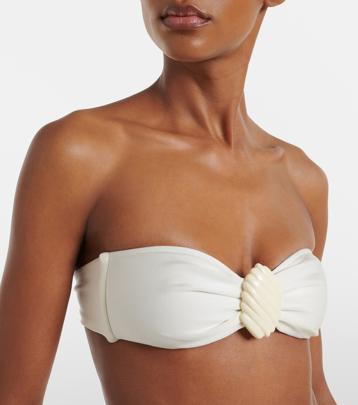 Adriana Degreas Embellished bandeau bikini