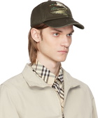 Burberry Brown Duck Gabardine Baseball Cap