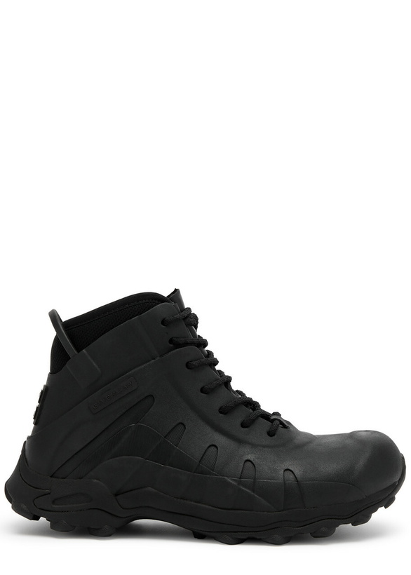 Photo: Givenchy Bog Rubber Ankle Boots Black
