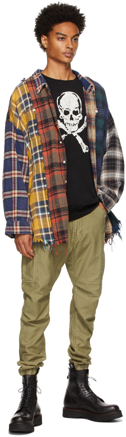 R13 Multicolor Plaid Shirt