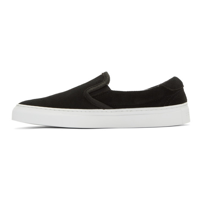 Diemme Black Suede Garda Slip-On Sneakers Diemme