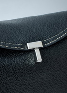 Toteme T-Lock Grained-Leather Shoulder Bag