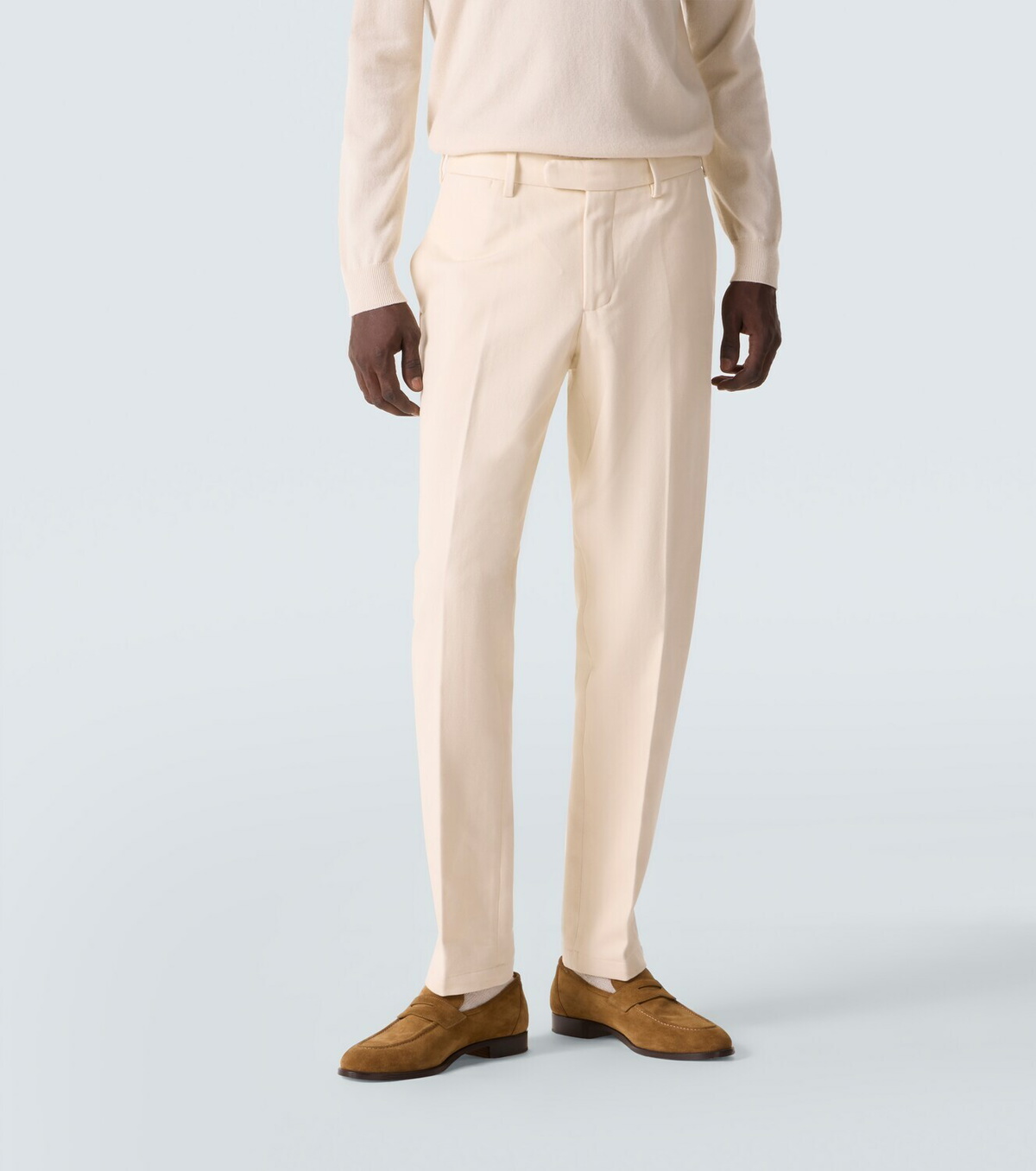 Thom Sweeney Cotton twill chinos