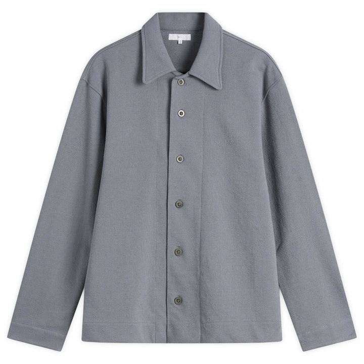 Photo: Lady White Co. Men's Francisco Button Down Sweatshirt in Kelp