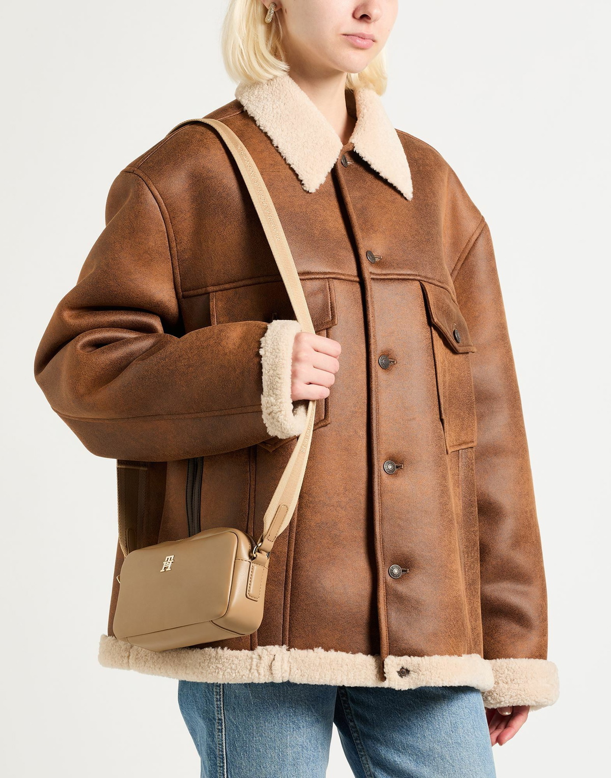 Tommy Hilfiger Womens Cross-body bag Sand