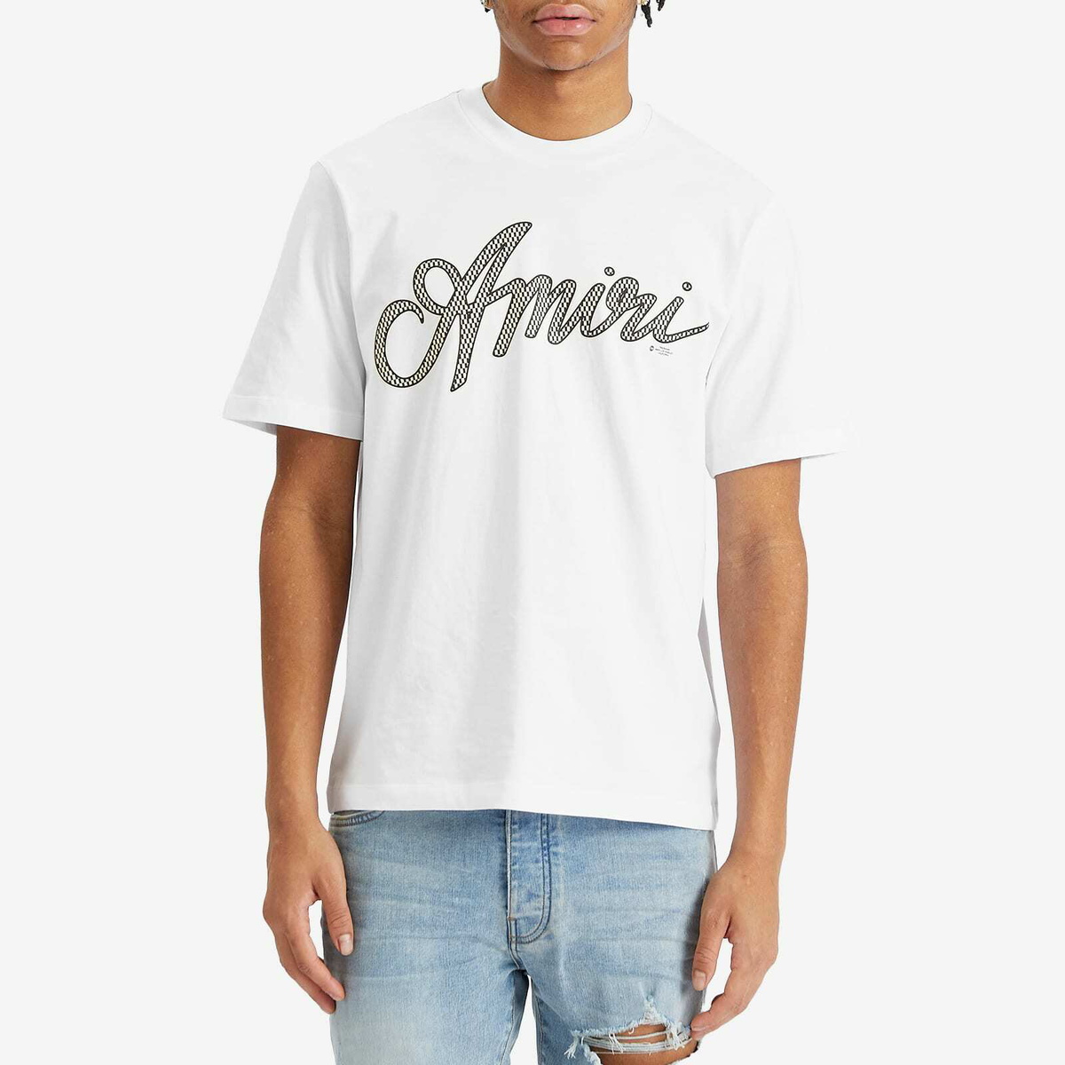 AMIRI Men's Script T-Shirt in White Amiri
