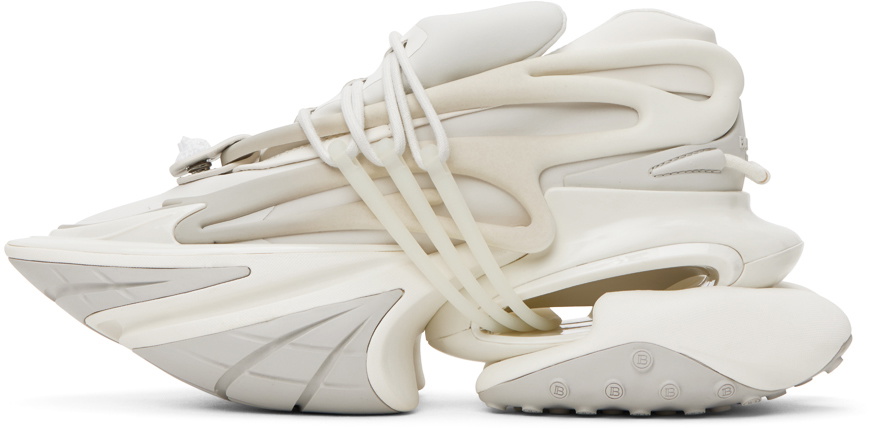 Balmain White Unicorn Sneakers