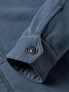 Alex Mill - Utility Garment-Dyed Cotton-Jersey Jacket - Blue