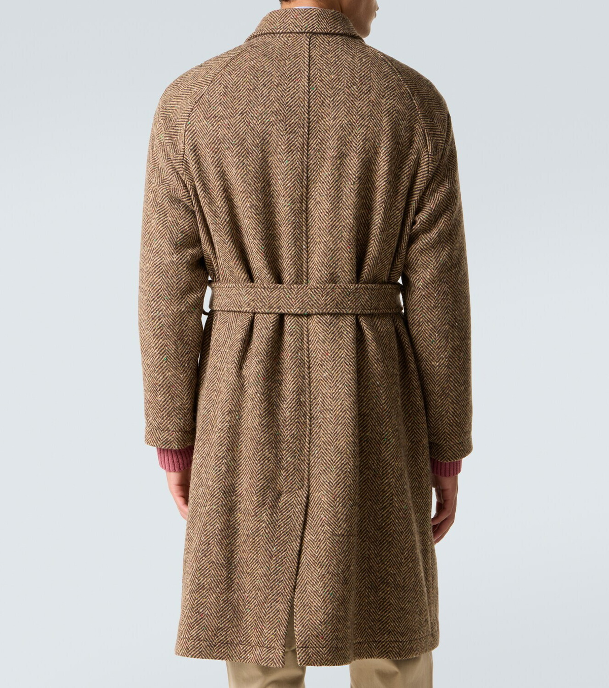 Polo Ralph Lauren Herringbone wool tweed coat Polo Ralph Lauren
