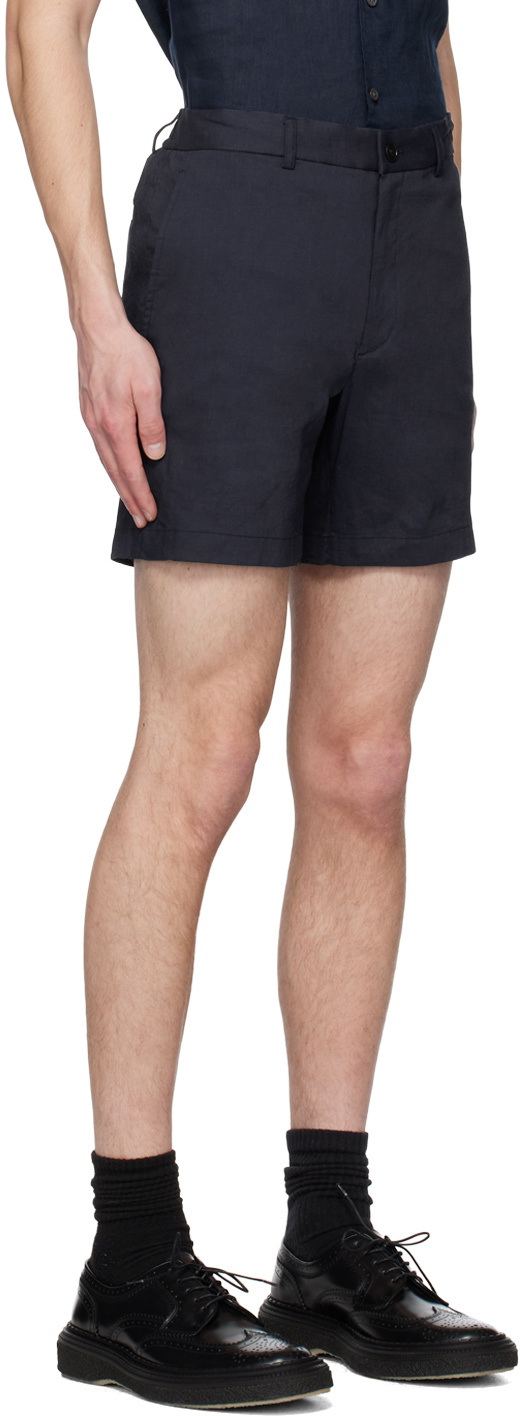 Theory Navy Curtis Shorts