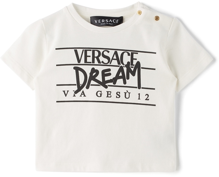 Photo: Versace Baby White 'Dream' Logo T-Shirt