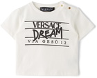 Versace Baby White 'Dream' Logo T-Shirt