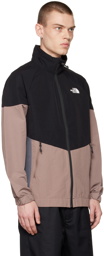 The North Face Taupe & Black Phlego Sweater