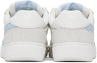 Palm Angels White & Blue Palm Beach University Sneakers